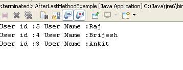 Java ResultSet afterLast () method with example .